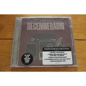 Decemberadio CD Expanded Edition Rock New Sealed Bonus Tracks Tour Sticker